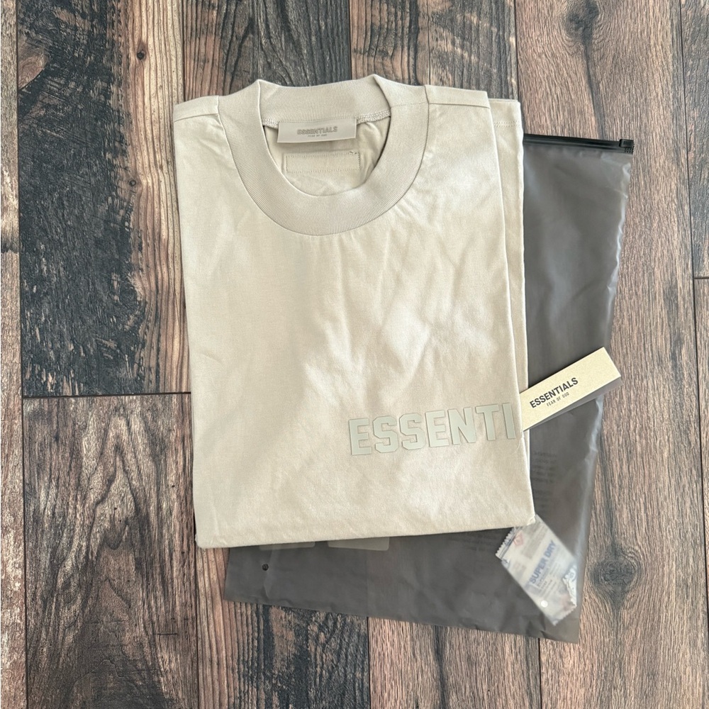 Fear of God Essentials Cream Short Sleeve Tee
